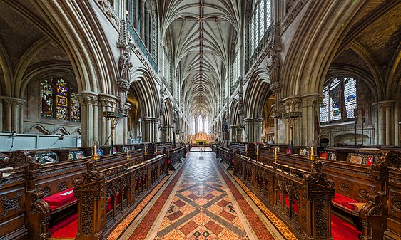 The choir looking east