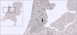 Poziția localității Landsmeer