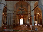 Inside the prayer hall