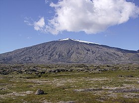 Снайфедль, вид южного склона, почти свободного от снега (2010)