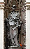 Святой Стефан. 1428. Статуя фасада церкви Орсанмикеле, Флоренция. Бронза