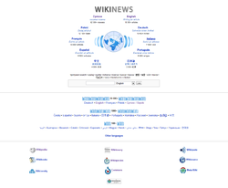 Trang chủ đa ngôn ngữ của Wikinews