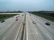 Večpasovna avtocesta A2 južno od Dunaja