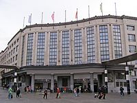 Центральний вхід брюссельського центрального вокзалу