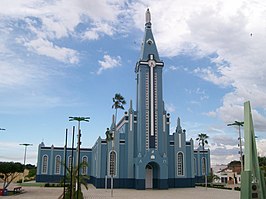 Katholieke kerk Nossa Senhora Da Conceição in het centrum van Bela Cruz