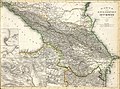 Karte des Kaukasischen Isthmus . Entworfen und gezeichnet von J. Grassl، 1856.