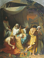 Painting of Noah cursing Ham
