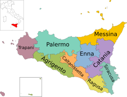 Sicilia – Mappa