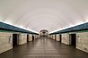 Перронный зал станции «Василеостровская»