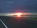 Sunset on the causeway