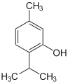 Thymol is one of many terpenes found in plants.[86]