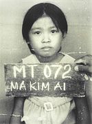 Vietnamesisches Bootsflüchtlingsmädchen in Malaysia (1979)