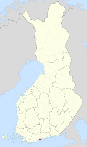 Poziția localității Helsinki