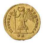 Констанций II (ок. 342—343 гг.). С трофеем и пальмовой ветвью[39]