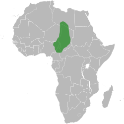 kart over Afrika med Karemriket avmerket
