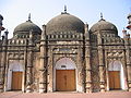 Image 15The Khan Mohammad Mridha Mosque on Lalbagh road is situated less than half a kilometre west of the Lalbagh Fort, in an area called Atish Khana in old Dhaka. Two Persian inscriptions, one over the central archway and the other over the central Mihrab, speak of its construction during 1704–05 AD. Photo Credit: Ragib Hasan