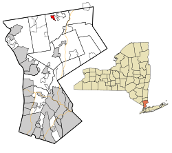 Location of Shenorock, New York