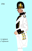 1er régiment d’infanterie de ligne de 1792 à 1794