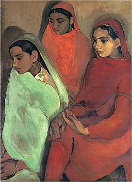 तीन लड़कियों का समूह, 1935
