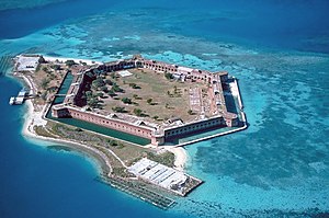 Fort Jefferson, Dry Tortugas National Park, Florida, USA