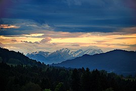 Wolkenverhangen, Juni 2010