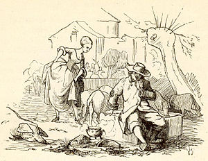 Иллюстрация Вильгельма Педерсена, первого иллюстратора сказок Андерсена