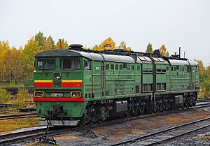 2ТЭ10В-4835 на станции Коноша II