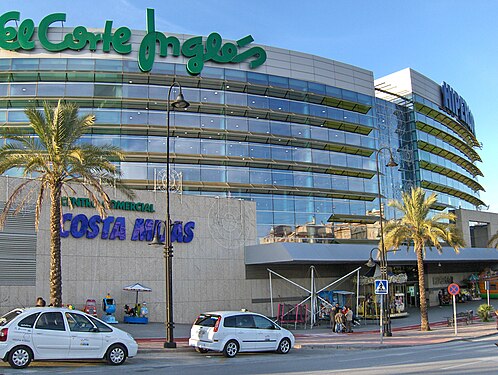 El Corte Inglés a Las Lagunas a Mijas.