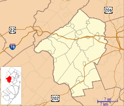 Penwell, New Jersey is located in Hunterdon County, New Jersey