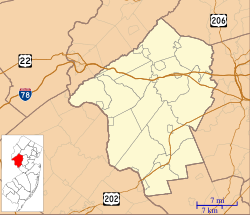 Penwell, New Jersey is located in Hunterdon County, New Jersey