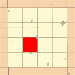 Location in Clay County