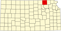 Koartn vo Marshall County innahoib vo Kansas