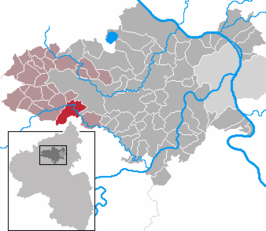Kaart van Monreal (Duitsland)