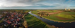 Aerial view of Petershagen