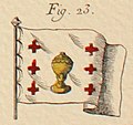 Bandeira de Galicia no volume 7 da Recueil de Planches da Encyclopédie de Diderot, 1769.