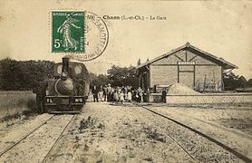 La gare vers 1909