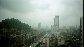 Vy över Guiyang.