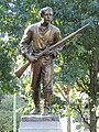 Statue de Henry Lawson Wyatt (en) par Gutzon Borglum à Raleigh (Caroline du Nord).