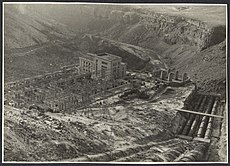 Канакерская ГЭС в Ереване. Годы ввода агрегатов в эксплуатацию с 1936 по 1944