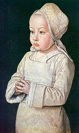 Suzanne de Bourbon (1491-1521), dit enfant en prière, vers 1492, musée du Louvre.