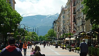 Le boulevard piétonnier de Vitocha