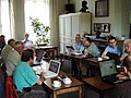 Obradoiro de Wikipedia nunha convención de esperanto en maio de 2007.