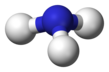 Model bola-dan-pasak pada molekul amonia