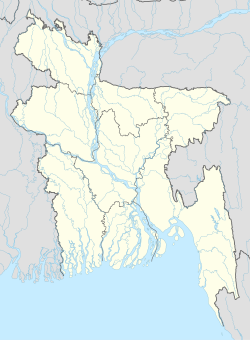 博格拉在孟加拉国的位置
