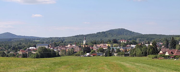 Panorama de Cvikov.