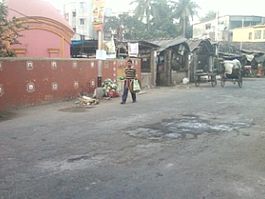 Garfa Shiv Mandir Bazar area