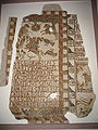 Roman mosaic of "Crescentinus diaconus", dating from the CE 4th century. The inscription translates: "The host of the angels, the count of the martyrs, and breathing a peaceful life, may he go to you in a holy manner. Our memory, with the gracious piety with which the deacon Crescentinus is accustomed, returned in peace the 3rd Augustus Kalends."