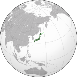 Japans placering