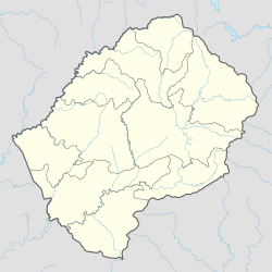 Maseru trên bản đồ Lesotho