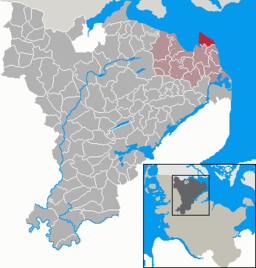 Läget för kommunen Nieby i Kreis Schleswig-Flensburg